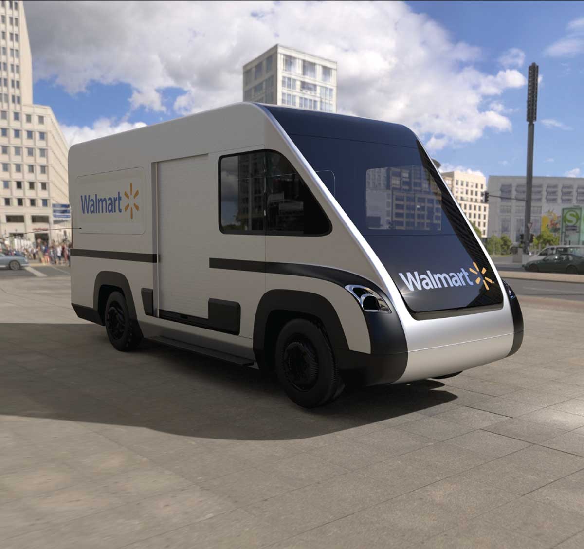 VIA Van - Electric delivery vehicle in white