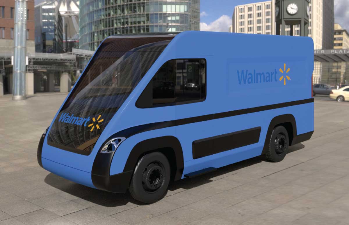 VIA Van - Walmart Electric delivery truck