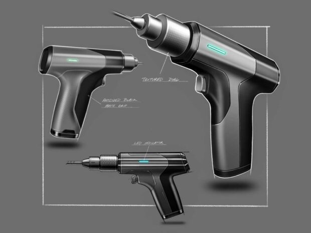 Electric drill sketch