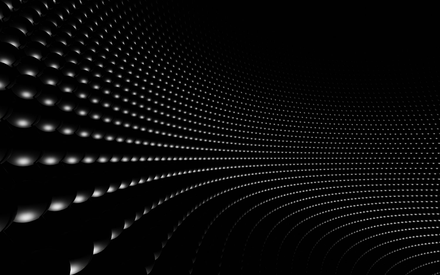 Black image with white dots of light on a curve - used for testimonial background