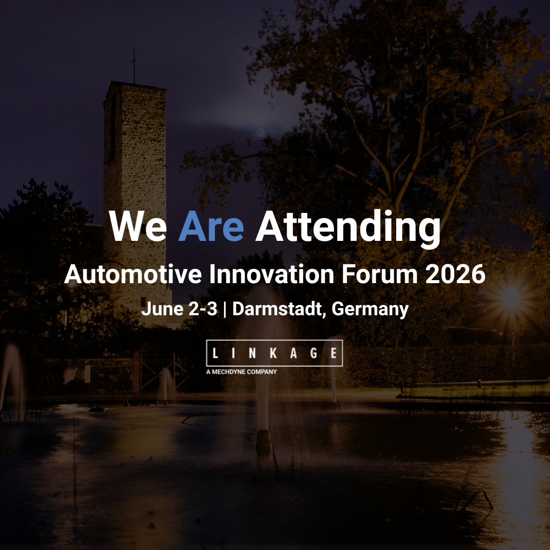 Graphic highlighting that Linkage will be attending AIF 2026.